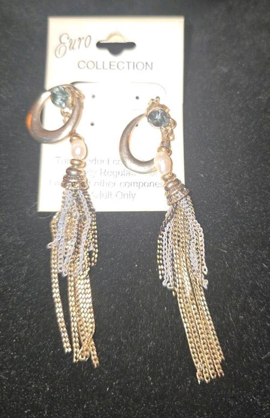 Euro Collection Tassel Earrings B